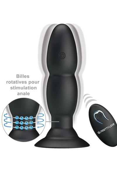 Pretty Love Plug Anal Vibrador Rotador