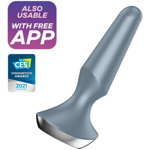 Satisfyer Plug Ilicious 2 Plug Vibrator - Gris