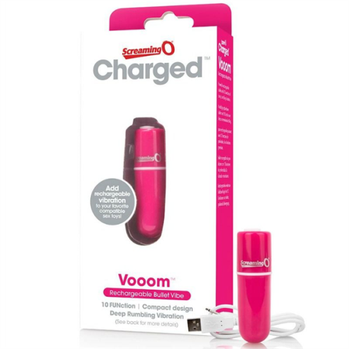 Screaming O Bala Vibradora Recargable Vooom Rosa