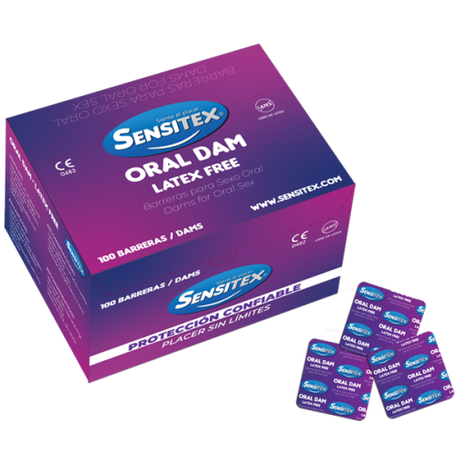 Sensitex Oral Dam Sin Látex (100 uds)