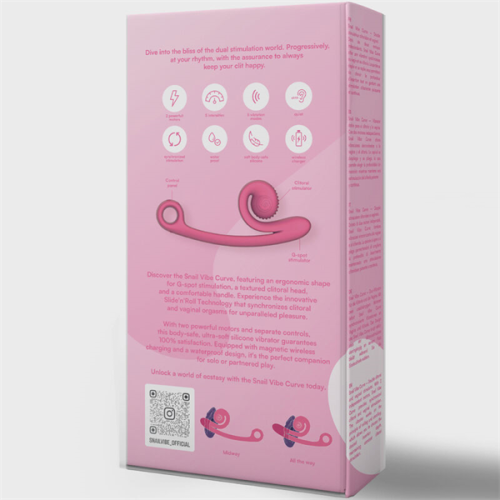 Snail Vibe Curve Vibrador Rosa