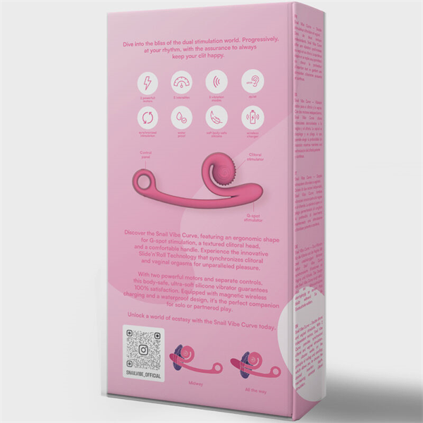 Snail Vibe Curve Vibrador Rosa