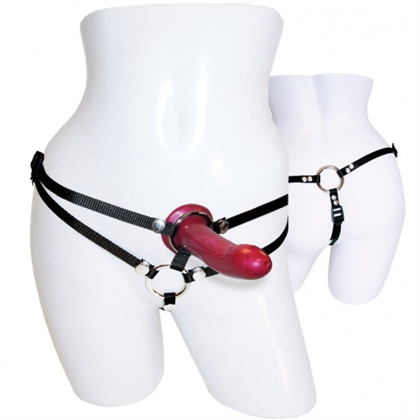 Sportsheets Arnes Doble Penetracion Con Dildo.