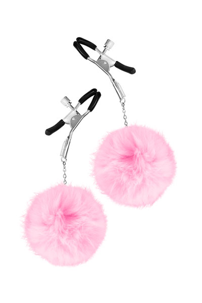 Sweet Caress Pinzas Regulables C/ Pompón Rosa