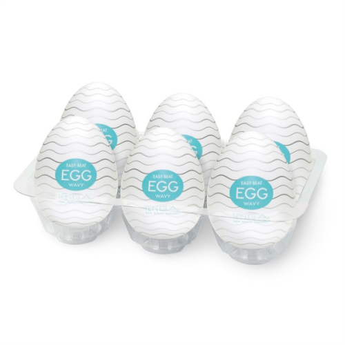 Tenga Egg Pack 6 Wavy Easy Ona-cap