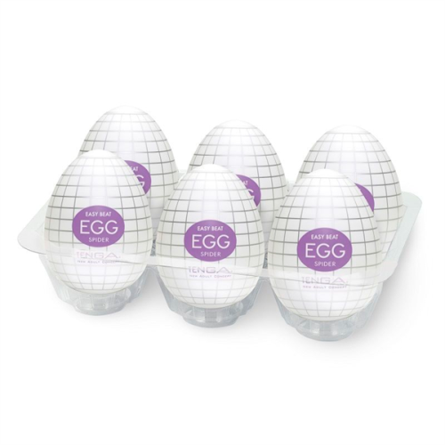 Tenga Egg Spider Pack 6 Easy Ona-cap