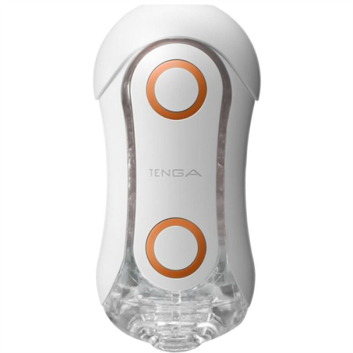 Tenga Flip Orb Strong Masturbador Crash Blanco Y Naranja