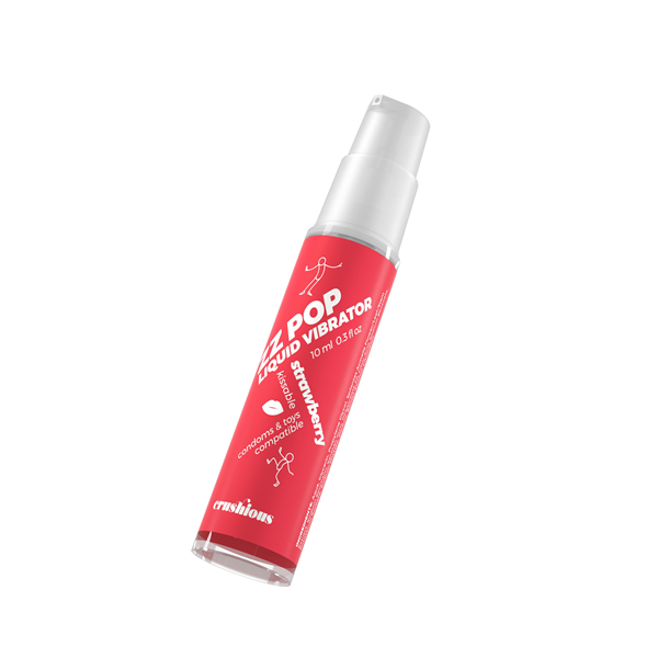 Crushious Vibrador Liquido Zz Pop Aroma Fresa 10ml