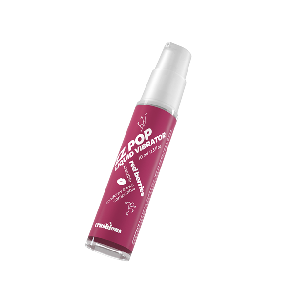 Crushious Vibrador Liquido Zz Pop Aroma Frutos Rojos 10ml
