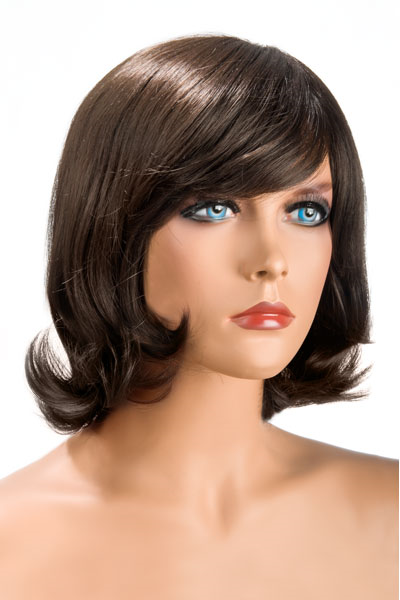 World Wigs Peluca Victoria Media Melena Castaña