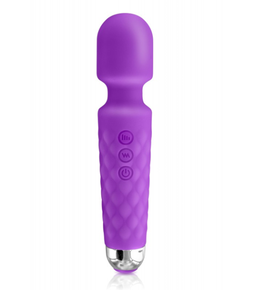 Yoba Vibrador Love Wand Silicona Recargable Morado